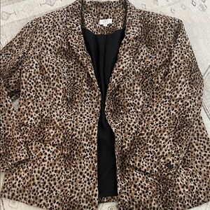 LOFT Women's Animal Print Blazer